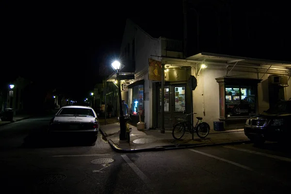 Nueva Orleans Luisiana 2019 Rincón Calle Por Noche Bourbon Street —  Fotos de Stock