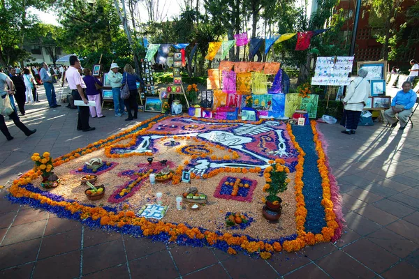 Mexico City Meksika Kasım 2018 Coyoacan Bölgesinde Ölüler Günü Kutlamak — Stok fotoğraf