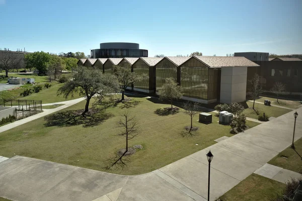 Baton Rouge Luizjana Usa 2020 Widok Zewnątrz Budynku Ourso College — Zdjęcie stockowe