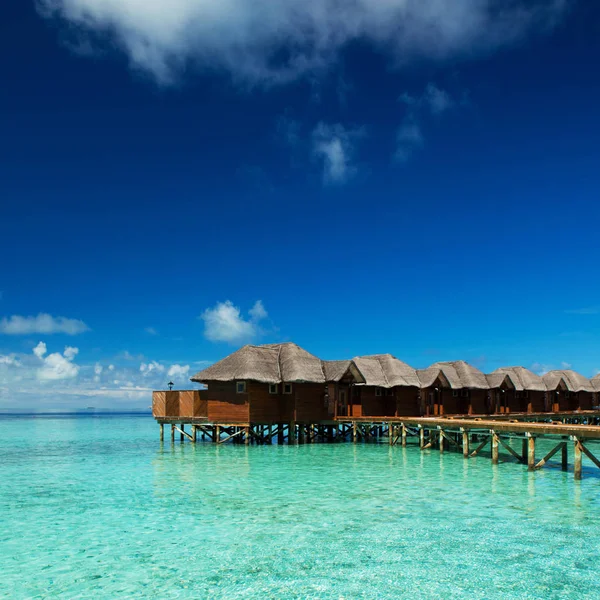 Ruhe Und Entspannung Meer Glücklicher Insellebensstil Kristallblaues Meer Mit Tropischem — Stockfoto
