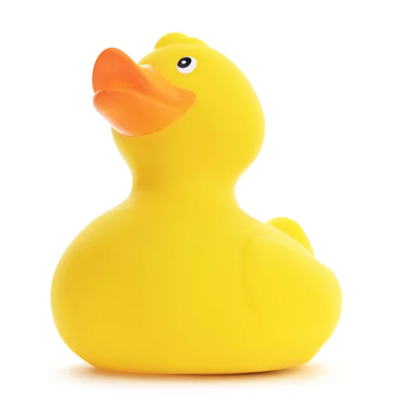 Isolated Yellow Rubber Duck — Stock Photo, Image