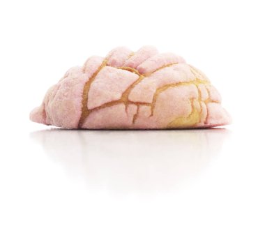 İzole Pembe Meksika Concha Ekmek