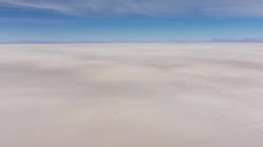 Uyuni sistemi üzerinde 360 panoramik. Bolivya.