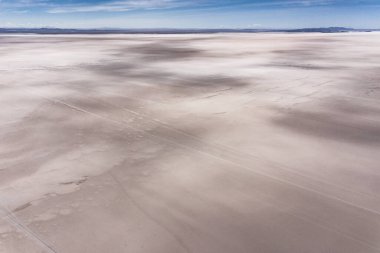 Sabah Gigapan 360 Uyuni sistemi üzerinde panoramik. Bolivya 'nın güneyi. 