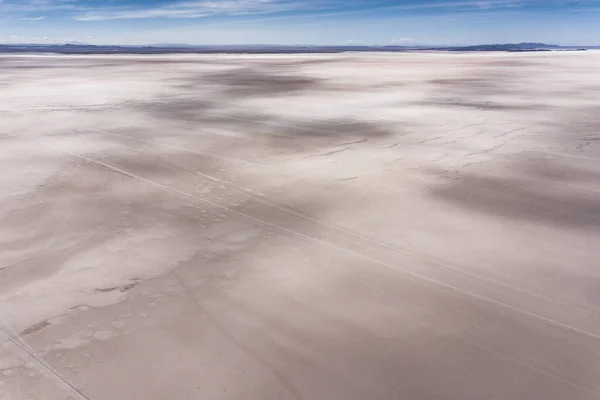 Dimineața aeriană Gigapan 360 panoramic peste salarul Uyuni. la sud de Bolivia . — Fotografie, imagine de stoc