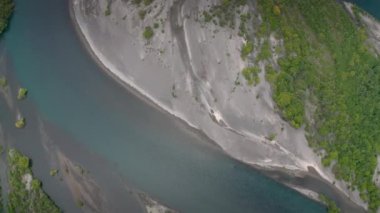  Osorno Puerto Varas 'taki Petrohue Nehri, Şili, Güney Amerika.