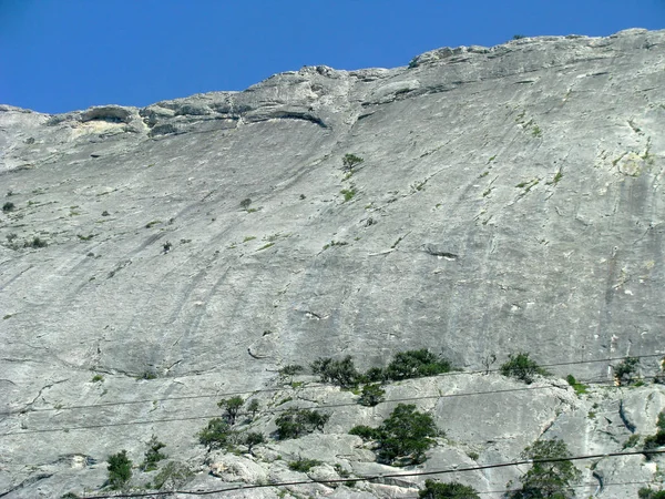 Montagnes Crimée Crête Abrupte Pierre Paysage Monumental — Photo