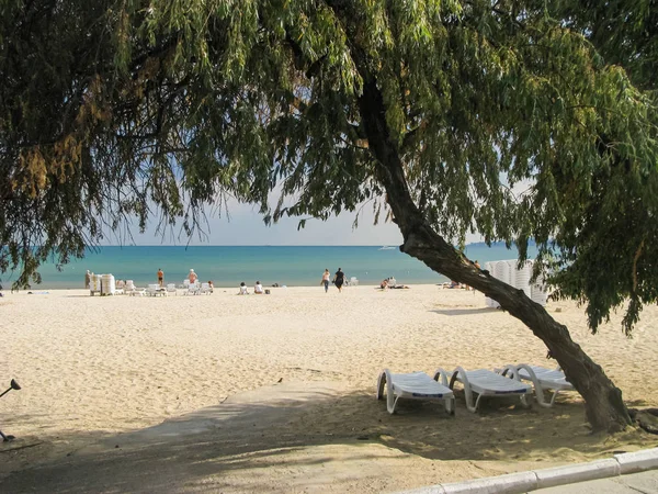 Odessa Beach Luzanovka, Interessant uitzicht. Zee, Zon, Zand, Vakantie — Stockfoto