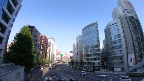 東京都新宿区 2018 その東京市内に位置します 時間の経過 カメラ キヤノン Eos Mark4 — ストック動画