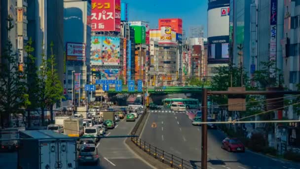 Shinjuku Tokio April 2018 Zijn Een Locatie Tokio Time Lapse — Stockvideo