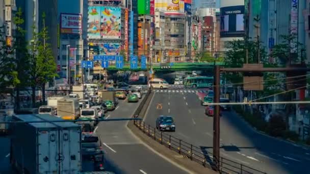 Shinjuku Tokyo Japán Április 2018 Annak Belváros Tokióban Idő Telik — Stock videók