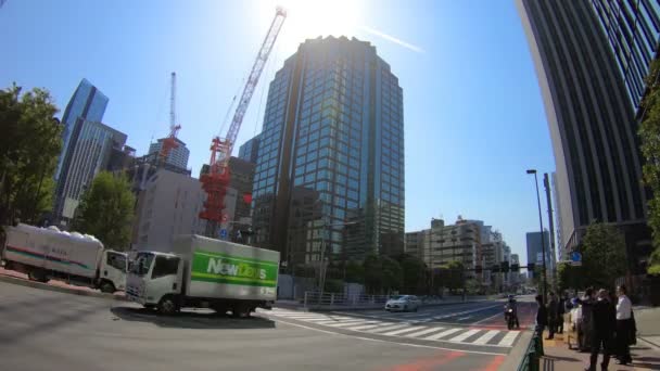 Shinjuku Tokio Japón Abril 2018 Una Ciudad Ubicada Tokio Lapso — Vídeo de stock