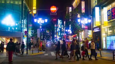Shinjuku, Tokyo/Japonya - 28th Nisan 2018: Onun Tokyo şehir konum. zaman atlamalı. fotoğraf makinesi: Canon Eos 5d mark4