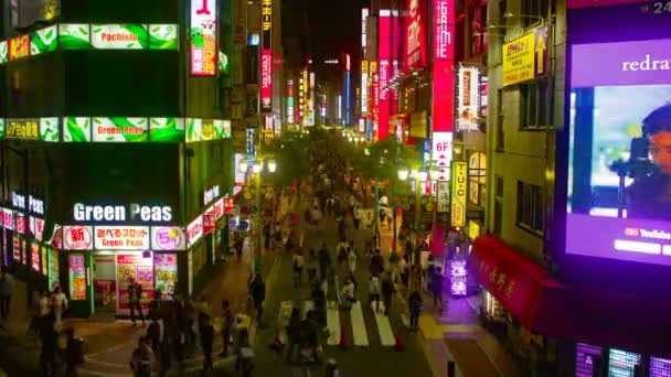 Shinjuku Tokio April 2018 Zijn Een Locatie Tokio Time Lapse — Stockvideo