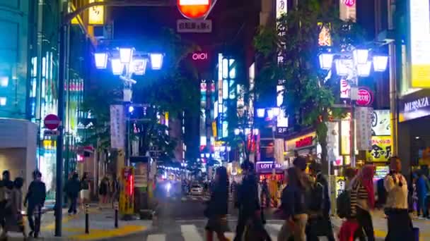 Shinjuku Tokio Japonsko Dubna 2018 Její Umístění Města Tokiu Časová — Stock video