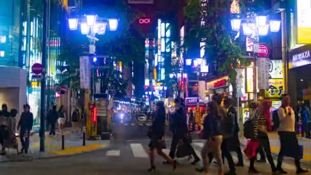 Shinjuku Tokio Japonsko Dubna 2018 Její Umístění Města Tokiu Časová — Stock video