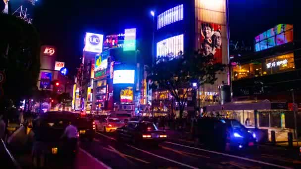 Shibuya Tóquio Japão Abril 2018 Descrição Factual Conteúdo Vídeo Sua — Vídeo de Stock