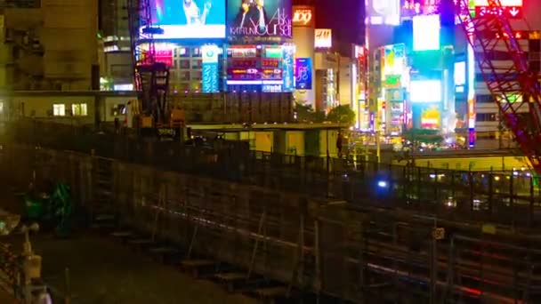 Shibuya Tokyo Giappone Aprile 2018 Descrizione Dei Contenuti Video Una — Video Stock