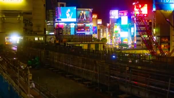 시부야 2018 사실의 비디오 콘텐츠입니다 도쿄에 경과입니다 카메라 Eos Mark4 — 비디오