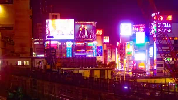 2018 のビデオ コンテンツの事実の記述 その東京の市内に位置します 時間の経過 カメラ キヤノン Eos Mark4 — ストック動画