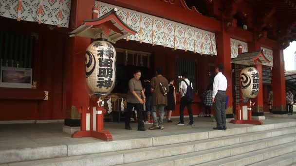 Kanda Tokyo Japan Maj 18Th 2017 Dess Traditionell Plats Tokyo — Stockvideo