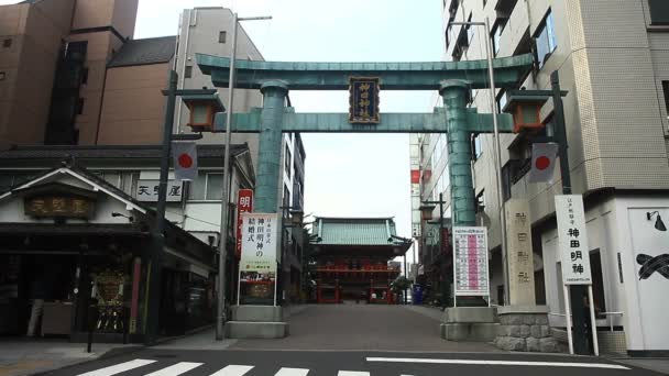 Kanda Tokio Japón Mayo 2017 Una Ubicación Tradicional Tokio Cámara — Vídeo de stock