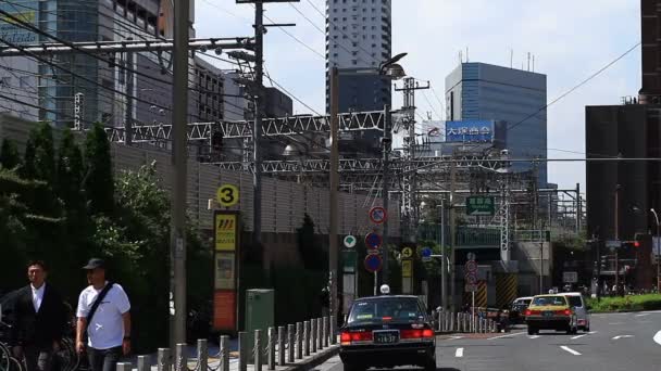 Shinjuku Tokio Japonsko Červen 2018 Její Umístění Města Tokiu Fotoaparát — Stock video