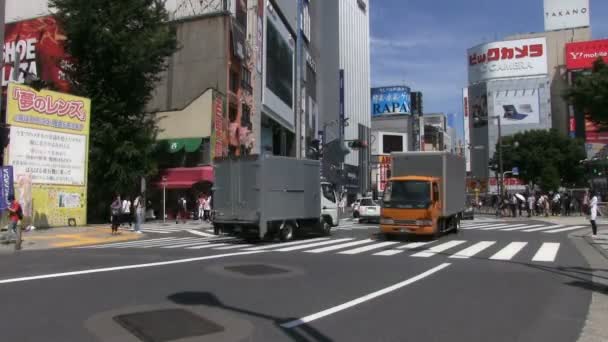 Shinjuku Tokio Japón Junio 2017 Una Ciudad Ubicada Tokio Lapso — Vídeos de Stock