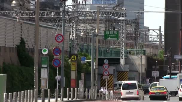 Shinjuku Tokyo Giappone Giugno 2017 Una Città Situata Tokyo Time — Video Stock