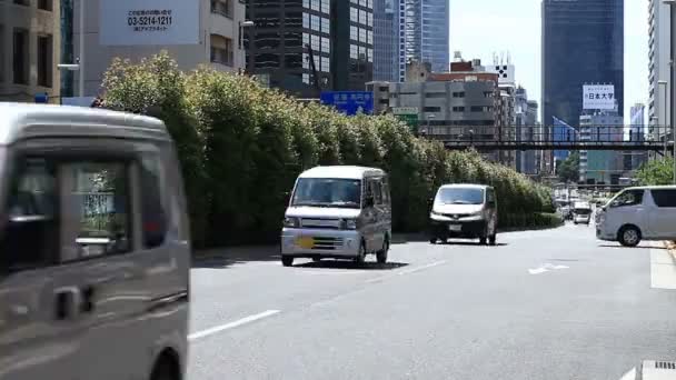 2017年6月9日 它在东京的城市位置 时间流逝 摄像头 — 图库视频影像