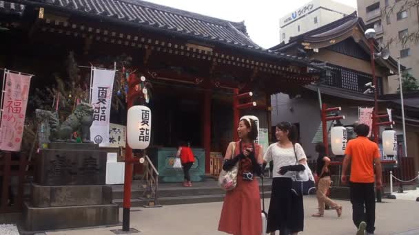 Asakusa Tokyo Japon Juin 2018 Est Endroit Traditionnel Tokyo Appareil — Video