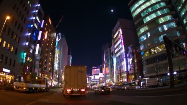 Shinjuku Tokio Maart 2018 Zijn Een Locatie Tokio Time Lapse — Stockvideo