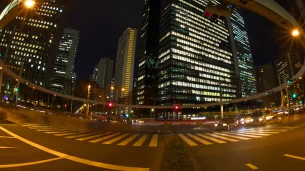 Shinjuku Tokyo Japan März 2018 Ist Eine Stadt Tokio Zeitraffer — Stockvideo
