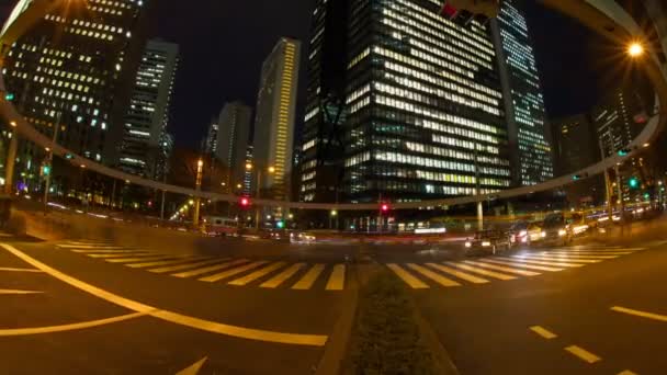 Shinjuku Tokyo Japan März 2018 Ist Eine Stadt Tokio Zeitraffer — Stockvideo