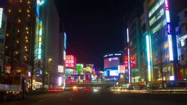 Shinjuku Tokio Maart 2018 Zijn Een Locatie Tokio Time Lapse — Stockvideo