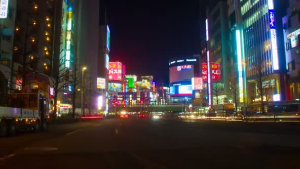 Σιντζούκου Τόκιο Ιαπωνία Μαρτίου 2018 Μια Πόλη Τοποθεσία Στο Τόκιο — Αρχείο Βίντεο