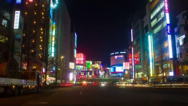 Shinjuku Tokio Japón Marzo 2018 Una Ciudad Ubicada Tokio Lapso — Vídeo de stock