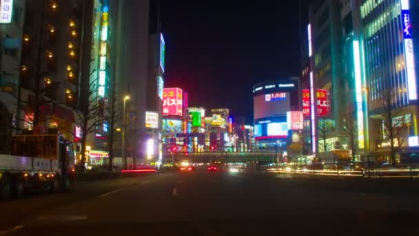 Shinjuku Tokio Maart 2018 Zijn Een Locatie Tokio Time Lapse — Stockvideo