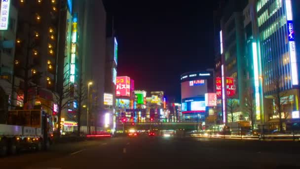 Shinjuku Tokyo Japan März 2018 Ist Eine Stadt Tokio Zeitraffer — Stockvideo