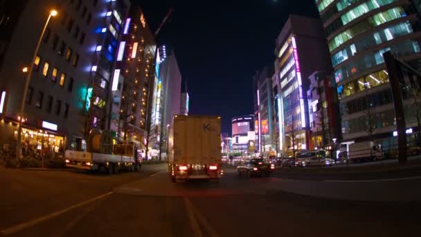 Shinjuku Tokio Maart 2018 Zijn Een Locatie Tokio Time Lapse — Stockvideo