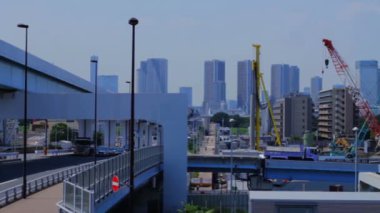 Ariake, Tokyo/Japonya - 11th Mayıs 2017: Onun Tokyo şehir konum. fotoğraf makinesi: Canon Eos 7d