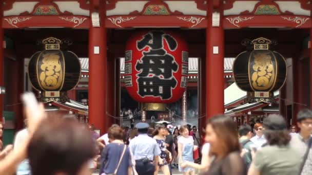 Asakusa Tokyo Japan Juni 2018 Dess Traditionell Plats Tokyo Kamera — Stockvideo