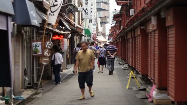 Asakusa Tokyo Japon Juin 2018 Est Endroit Traditionnel Tokyo Appareil — Video