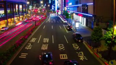 Akasaka, Tokyo/Japonya - 12th Mayıs 2018: Onun Tokyo şehir konum. zaman atlamalı. fotoğraf makinesi: Canon Eos 5d mark4