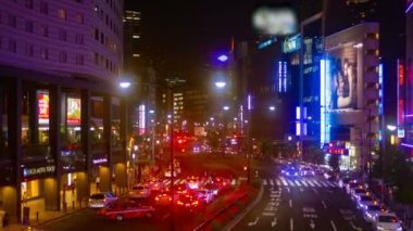 Akasaka, Tokyo/Japonya - 12th Mayıs 2018: Onun Tokyo şehir konum. zaman atlamalı. fotoğraf makinesi: Canon Eos 5d mark4