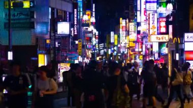 Kichijoji, Tokyo/Japonya - 19 Haziran 2018: Onun Tokyo şehir konum. zaman atlamalı. fotoğraf makinesi: Canon Eos 5d mark4