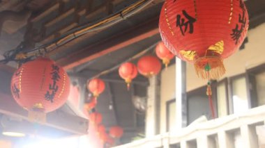 Chiufen, Taipei/Tayvan - 7 Temmuz 2018: Onun Tayvan geleneksel bir konumda. fotoğraf makinesi: Canon Eos 5d mark4