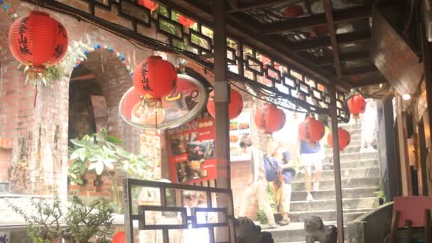 2018 その台湾の伝統的な場所 カメラ キヤノン Eos Mark4 — ストック動画