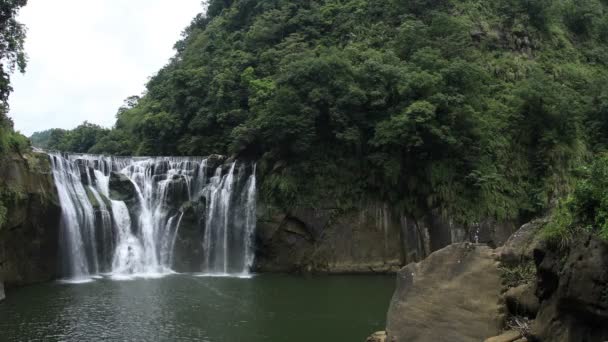 Shifen Taipei Taiwan Juli 2018 Ein Naturstandort Taiwan Kamera Canon — Stockvideo