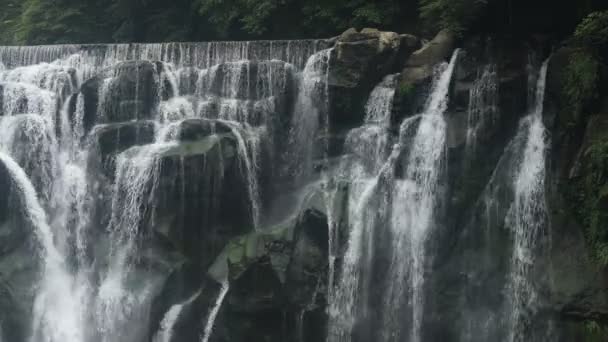 Shifen Taipéi Taiwán Julio 2018 Lugar Natural Taiwán Cámara Canon — Vídeos de Stock